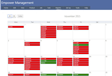 Empower production schedule